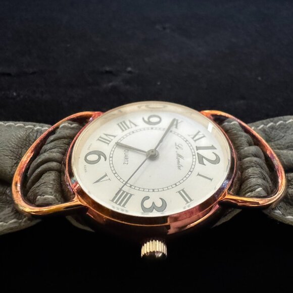 Le Montre Quartz Watch with Green Band-vintage - Picture 5 of 12